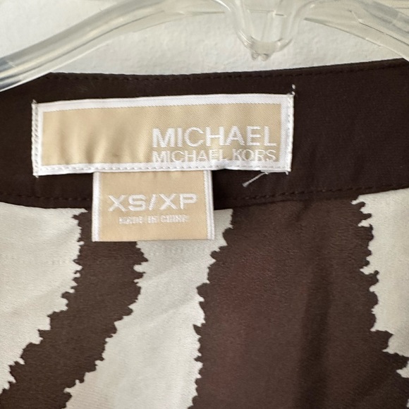 Michael Kors silk animal print blouse - Picture 4 of 4